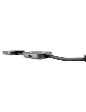 Cargador inalámbrico Kelek de 15 W USB + USB tipo C Qi-3-B2