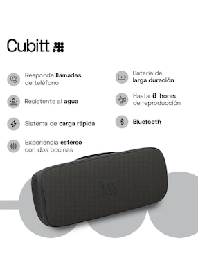 Bocina portátil Cubitt CT-PWPRO1 bluetooth