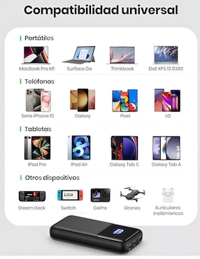 Batería portátil XTELLAR 2600 mAh