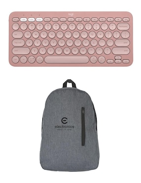 Teclado Logitech Pebble Keys 2 mochila