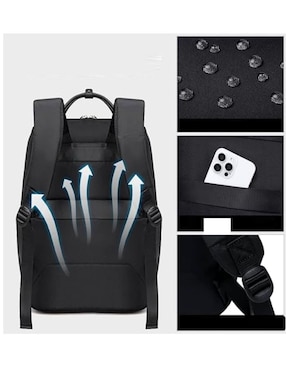 Mochila porta laptop Lab.g 14 pulgadas de poliéster