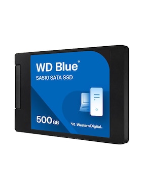 Unidad SSD Western Digital capacidad 500 GB