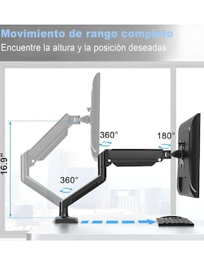 Soporte para monitor ajustable Xtellar