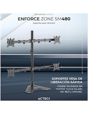 Soporte Acteck para monitor articulado 24 - 65 pulgadas
