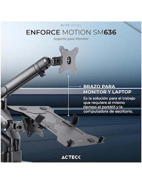 Soporte Acteck para monitor articulado 24 - 65 pulgadas