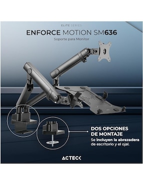 Soporte Acteck para monitor articulado 24 - 65 pulgadas
