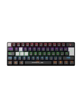 Teclado gamer retroiluminado español con interruptor lineal Primus Gaming Ballista 61t
