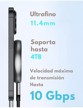 Carcasa magnética SSD Mr. Gadgets para Apple