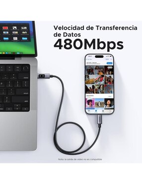 Cable USB C Ugreen de 2 m