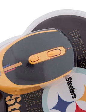 Mouse pad Nfl Pittsburgh Steelers con apoyo para muñeca con antideslizante