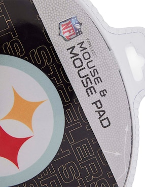 Mouse pad Nfl Pittsburgh Steelers con apoyo para muñeca con antideslizante