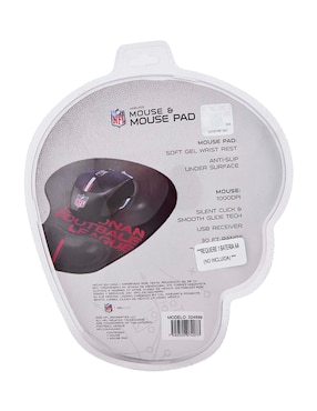 Mouse pad Nfl San Francisco 49ers con apoyo para muñeca con antideslizante