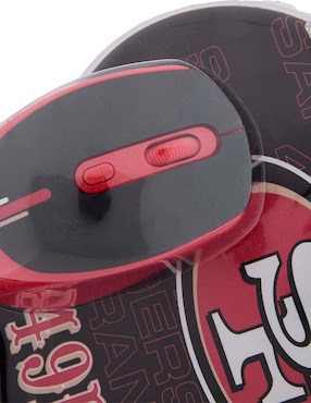 Mouse pad Nfl San Francisco 49ers con apoyo para muñeca con antideslizante