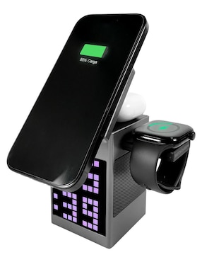 Estación de carga 3 en 1 Kelek de 15 W USB + USB tipo C Q1-3-G2