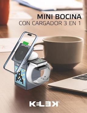 Estación de carga 3 en 1 Kelek de 15 W USB + USB tipo C Q1-3-G2