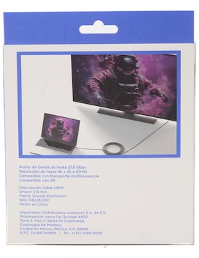 Cable HDMI Ground de 2 m