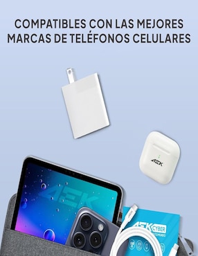 Cargador pared Aek Cyber de 12 W USB cga11
