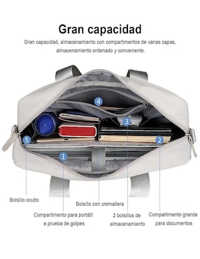 Maletín bolsa porta laptop Lab.g 15.6 pulgadas
