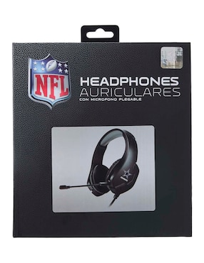 Audífonos gamer Nfl Dallas Cowboys alámbricos 324905