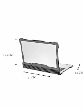 Protector carcasa laptop Boba macbook air de 13.6 pulgadas 2022–202
