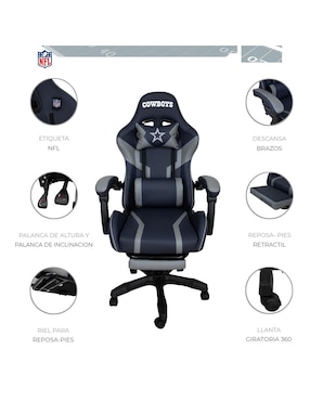 Silla gamer Dallas Cowboys NFL