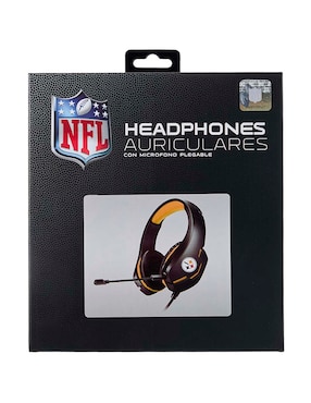 Audífonos gamer Nfl Pittsburgh Steelers alámbricos 324906