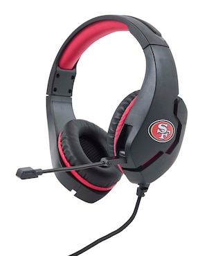 Audífonos gamer Nfl San Francisco 49ers alámbricos 324908