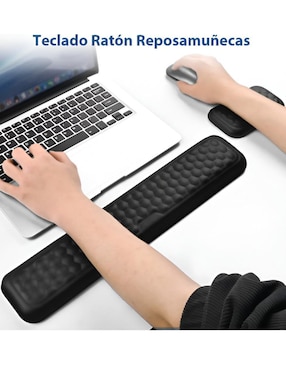 Mouse pad Xtellar antideslizante con apoyo para muñeca