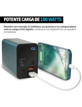 Batería portátil Redlemon 30000 mAh extra rápida