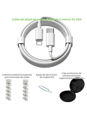 Cable Lightning Xtellar a tipo USB C de 2 m