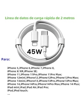 Cable Lightning Xtellar a tipo USB C de 2 m