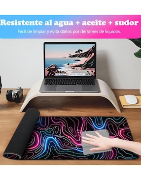 Mouse pad Xtellar con apoyo para muñeca antideslizante