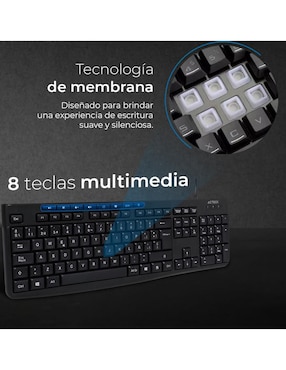 Teclado alámbrico Acteck Inspire Prime TA222