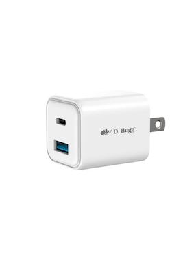 Cargador pared D-Bugg de 35 w USB + USB Tipo C