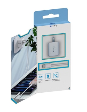 Cargador pared D-Bugg de 35 w USB Tipo A + USB Tipo C