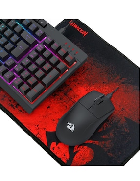Mouse y teclado Redragon S147 con audifonos y mousepad