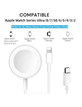 Cable lightning Xtellar a tipo USB C de 1 m
