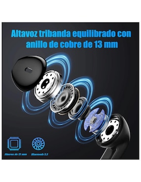 Audífonos In-Ear Belug inalámbricos con cancelación de ruido