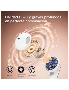 Audífonos In-Ear Belug inalámbricos con cancelación de ruido