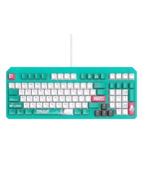 Teclado gamer retroiluminado español con interruptor optomecánico Asus TUF gaming K3 gen II Hatsune Miku edition