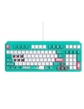 Teclado gamer retroiluminado español con interruptor optomecánico Asus TUF gaming K3 gen II Hatsune Miku edition