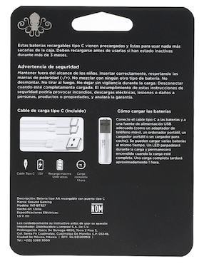 Set de baterías recargables Ground Gaming 750 mWh