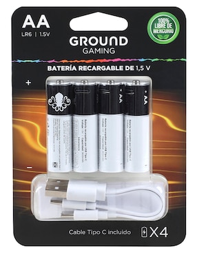 Set de baterías recargables Ground Gaming 750 mWh