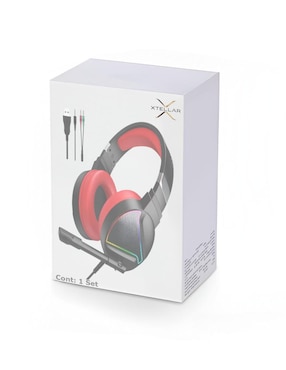 Audífonos gamer Xtellar alámbricos Xtllar7130