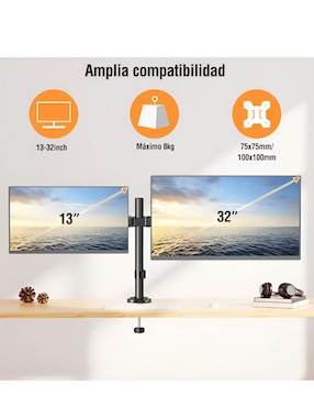 Soporte para monitor de escritorio Xtellar