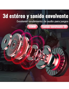 Audífonos gamer Xtellar alámbricos Xtllar7127