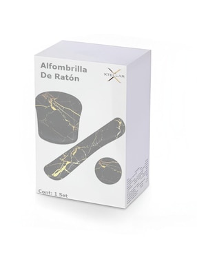 Mouse pad Xtellar con antideslizante y con apoyo para muñeca