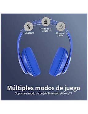 Audífonos Over-Ear Belug De Conexión Mixta alámbricos e inalámbricos con cancelación de ruido
