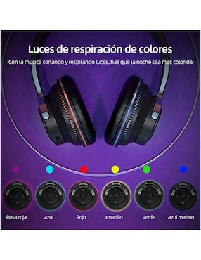Audífonos Over-Ear Belug alámbrica e inalámbrica con cancelación de ruido