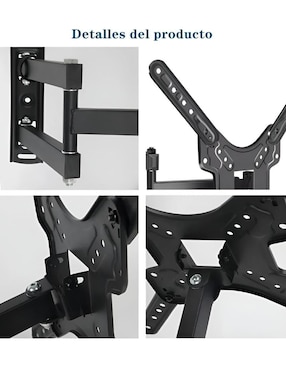 Soporte de pared Xtellar para pantalla inclinable 14 - 55 pulgadas